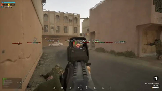 Squad cheats features: aimbot, bots, ESP wallhack and more — Squad cheat gameplay screenshot